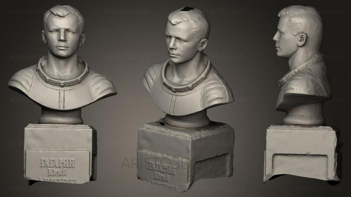 Busts and bas-reliefs of famous people (BUSTC_0725) 3D model for CNC machine
